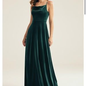 AW Velvet Green Leeward Dress